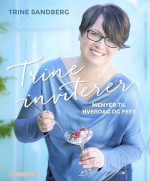 Omslag: "Trine inviterer" av Trine Sandberg