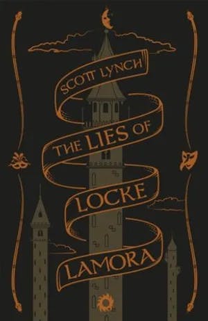Omslag: "The lies of Locke Lamora" av Scott Lynch